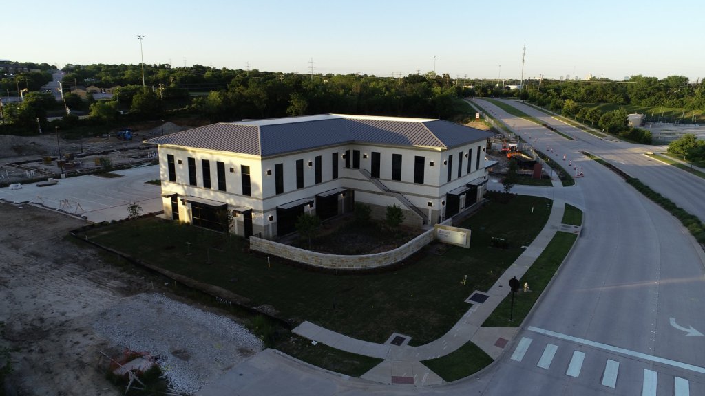 Fortworth Endodontics exterior building-aerial view